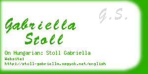 gabriella stoll business card